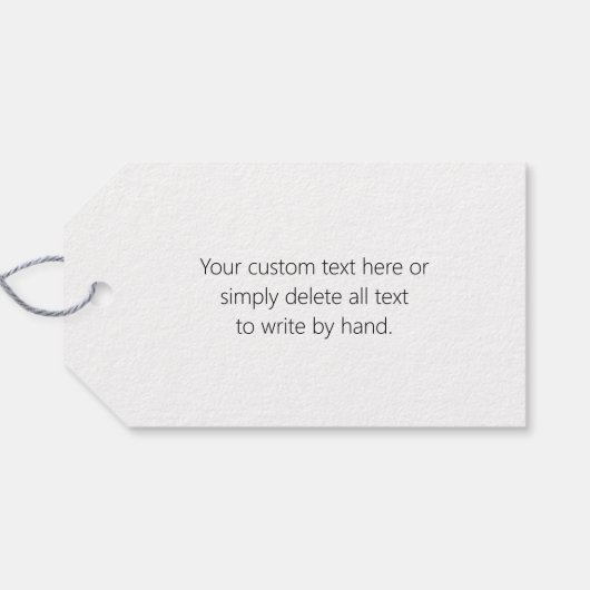 モダン編スタイリッシュ集金ゴールド文字とストライプ ギフトタグ (裏面横)