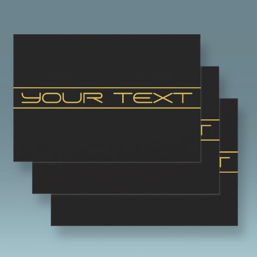 モダン編スタイリッシュ集金ゴールド文字とストライプ ラッピングペーパーシート