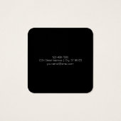 モダン編ミニマル集文字 | ブラック&ホワイト (裏面)