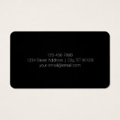 モダン編ミニマル集文字 | ブラック&ホワイト (裏面)