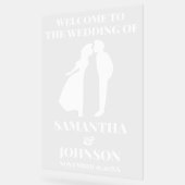 モダン編結婚集 アクリルサイン (傾斜)