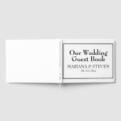 モダン縁どミニマル ゲストブック (全面)