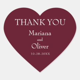 モダン縁どミニマ結婚リスト ハートシール