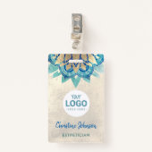 モダン美しいプロフェッショナル バッジ (正面クリップ)