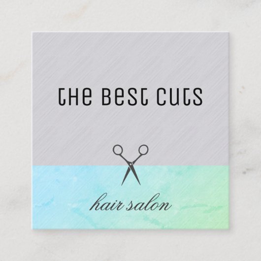 モダン美容師アポイントメント 予約カード (正面)