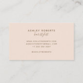 モダン美容師光赤面 名刺 (裏面)