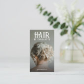 モダン美容師写真名刺 名刺 (スタンド正面)