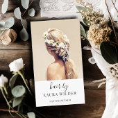 モダン美容師写真名刺 名刺