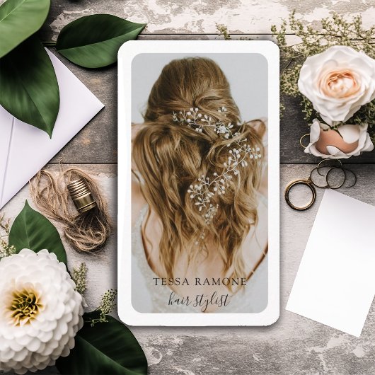 モダン美容師写真名刺 名刺