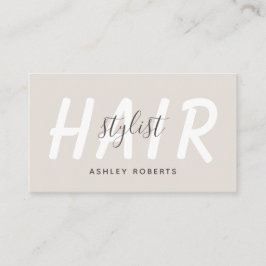 モダン美容師淡タン 名刺