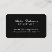 モダン美容師 名刺 (裏面)