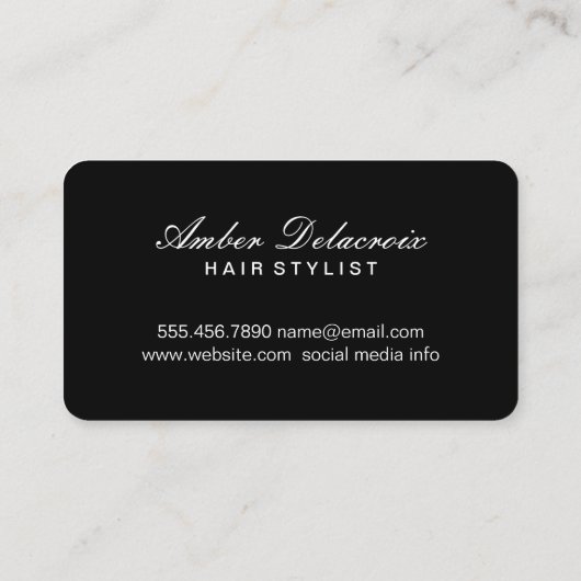 モダン美容師 名刺 (裏面)