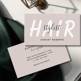 モダン美容師 名刺