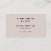 モダン美容師 名刺 (裏面)