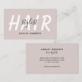 モダン美容師 名刺 (正面/裏面)