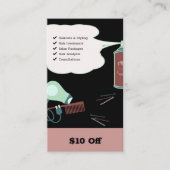 モダン美容院$10オフ割引カード 割引カード (正面)