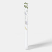 モダン聖なる書物、 経典水色フローラ白 Case-Mate iPhoneケース (裏面 / 左)