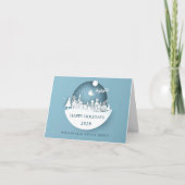 モダン聖降誕祭の構成企業の挨拶 カード (正面)