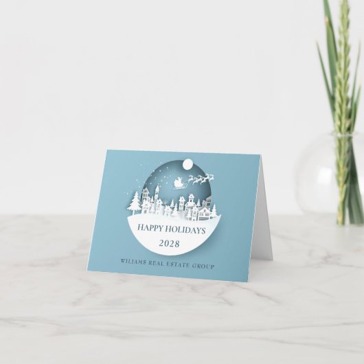 モダン聖降誕祭の構成企業の挨拶 カード (正面)