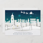 モダン聖降誕祭の構成企業の挨拶 シーズンカード (正面/裏面)