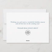 モダン聖降誕祭の構成企業の挨拶 シーズンカード (裏面)