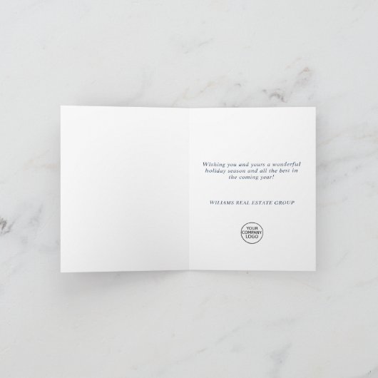 モダン聖降誕祭の構成企業の挨拶 シーズンカード (内部)