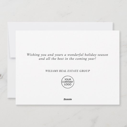 モダン聖降誕祭の構成企業の挨拶 シーズンカード (裏面)