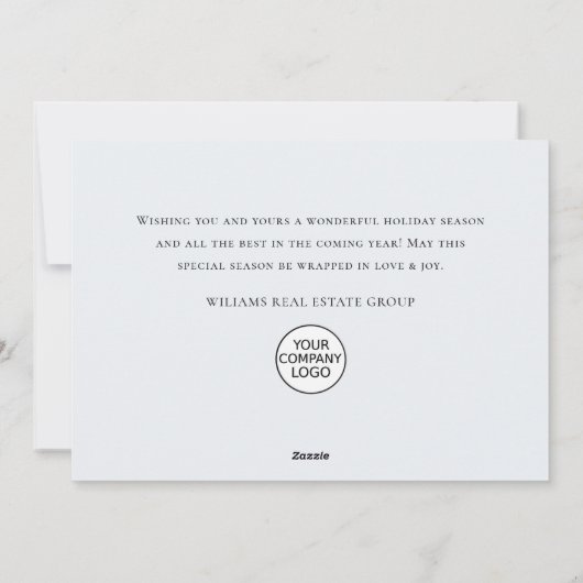 モダン聖降誕祭の構成企業の挨拶 シーズンカード (裏面)