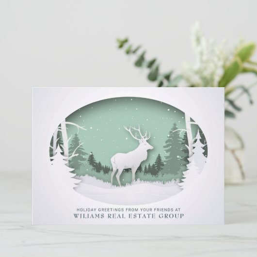 モダン聖降誕祭の構成企業の挨拶 シーズンカード (スタンド正面)