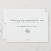 モダン聖降誕祭の構成企業の挨拶 シーズンカード (裏面)