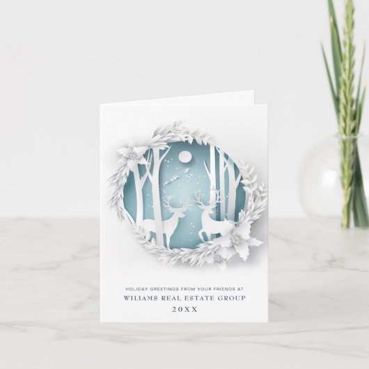 モダン聖降誕祭の構成企業の挨拶 シーズンカード (正面)