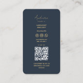 モダン聴覚士の補聴器 名刺 (裏面)