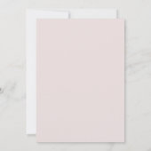 モダン脚本トレンディー3枚フォト赤面ピンク セーブザデート (裏面)