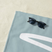 モダン脚本書のミセス・ハネムーンのギフト結婚プレゼント ビーチタオル (インサイチュ)