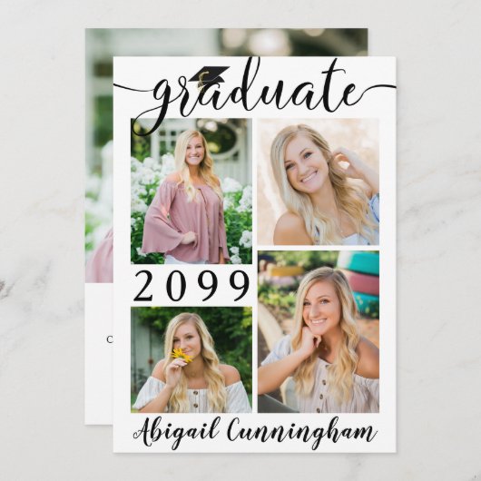 モダン脚本5写真部卒業 案内状 (正面/裏面)