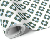 モダン自然色の幾何パタインスパイアン ラッピングペーパー (ロールコーナー)