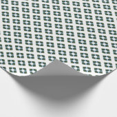 モダン自然色の幾何パタインスパイアン ラッピングペーパー (角)