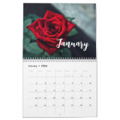 モダン自然花カスタム写真カレンダー カレンダー (1月 2026)