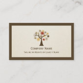 モダン自然- Tree of Life 名刺 (裏面)