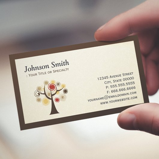 モダン自然- Tree of Life 名刺