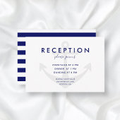 モダン航海のいかり式レセプション エンクロージャーカード