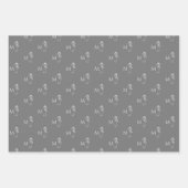 モダン航海のシーホースバスルーム ラッピングペーパーシート (正面2)