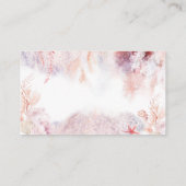 モダン航海のブライダルシャワーレシピ要求 エンクロージャーカード (裏面)