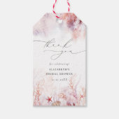 モダン航海のブライダルシャワー ギフトタグ (正面)