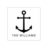 モダン航海の名前をカスタムする付きいかり ラバースタンプ (インプリント)