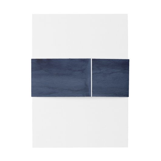 モダン航海の水結婚色 招待状ベリーバンド (裏面例)