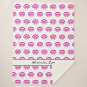 モダン航海の貝殻ビーチ模様 シェルパブランケット (正面)