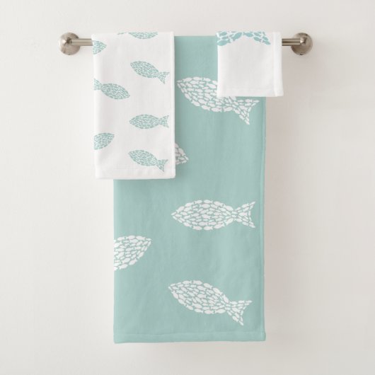 モダン航海の魚 バスタオルセット (インサイチュ)