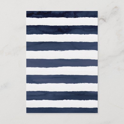 モダン航海の |グリーンリーウェディングレセプション エンクロージャーカード (裏面)