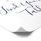 モダン航海の |フローラテーブルの署名を検索 ポスター (角)